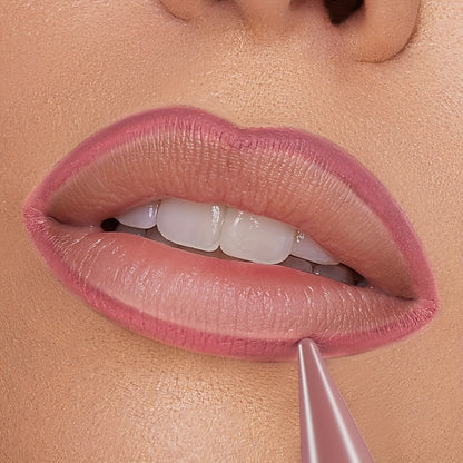 KAFURUX RUX Lipstick Pen - Natural Finish, Non-Sticky, Long-Lasting, Easy Application, Waterproof, All Skin Types, Pink Tone