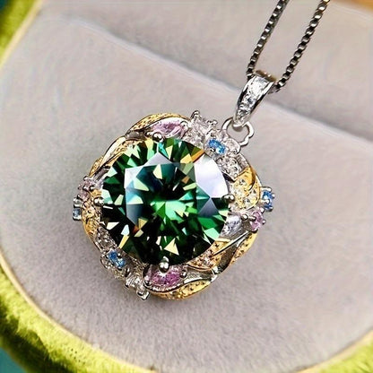 Collar de moissanita Eternal Radiance