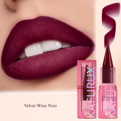 Velvet Wine Noir by KAFURUX – bold matte lipstick in deep berry wine tone
